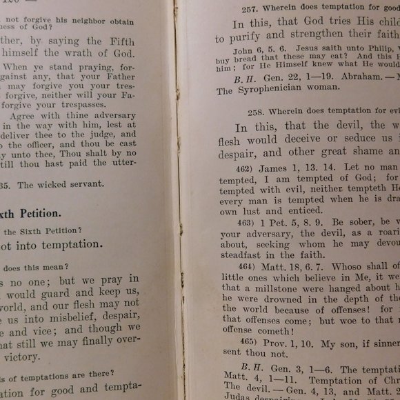 Dr. Martin A Short Exposition of Small Catechism Book 1912 - Picture 5 of 7